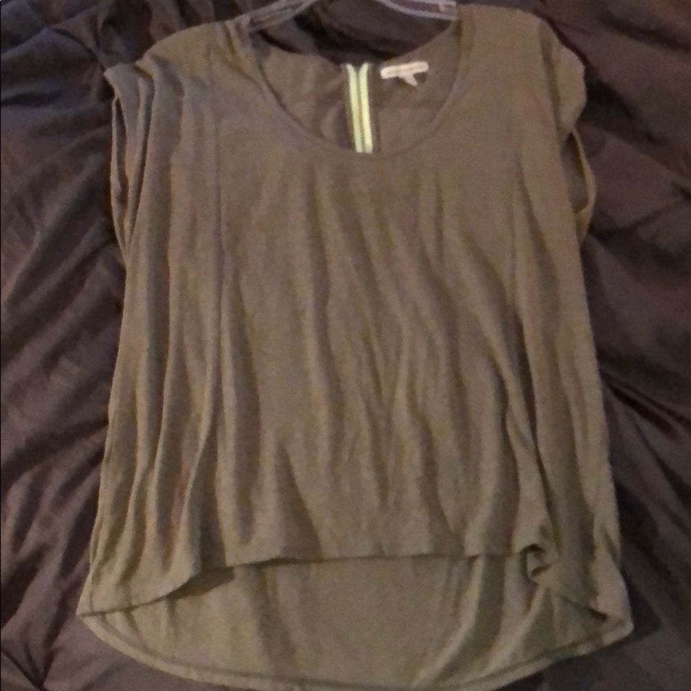 Green American Eagle short sleeve blouse